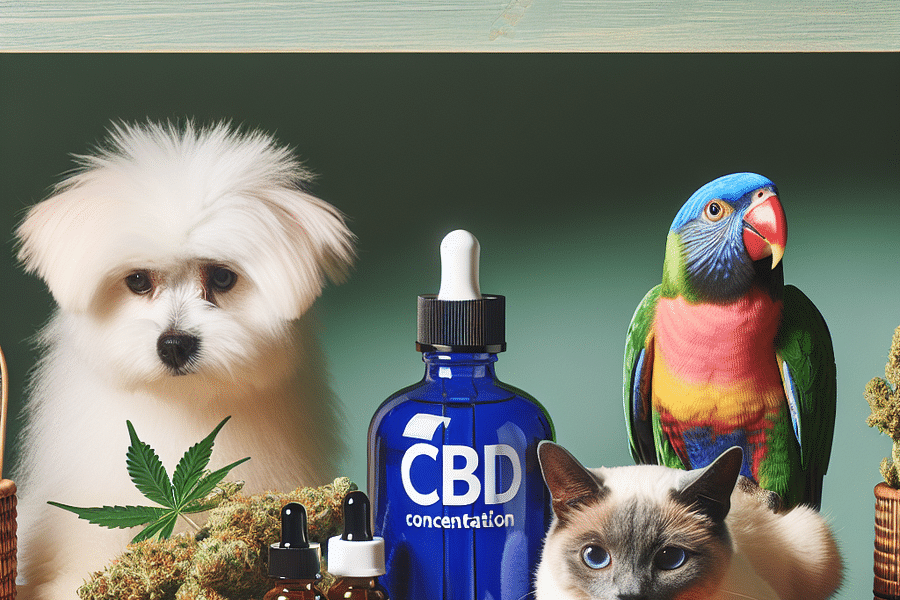 CBD concentration in pet skincare