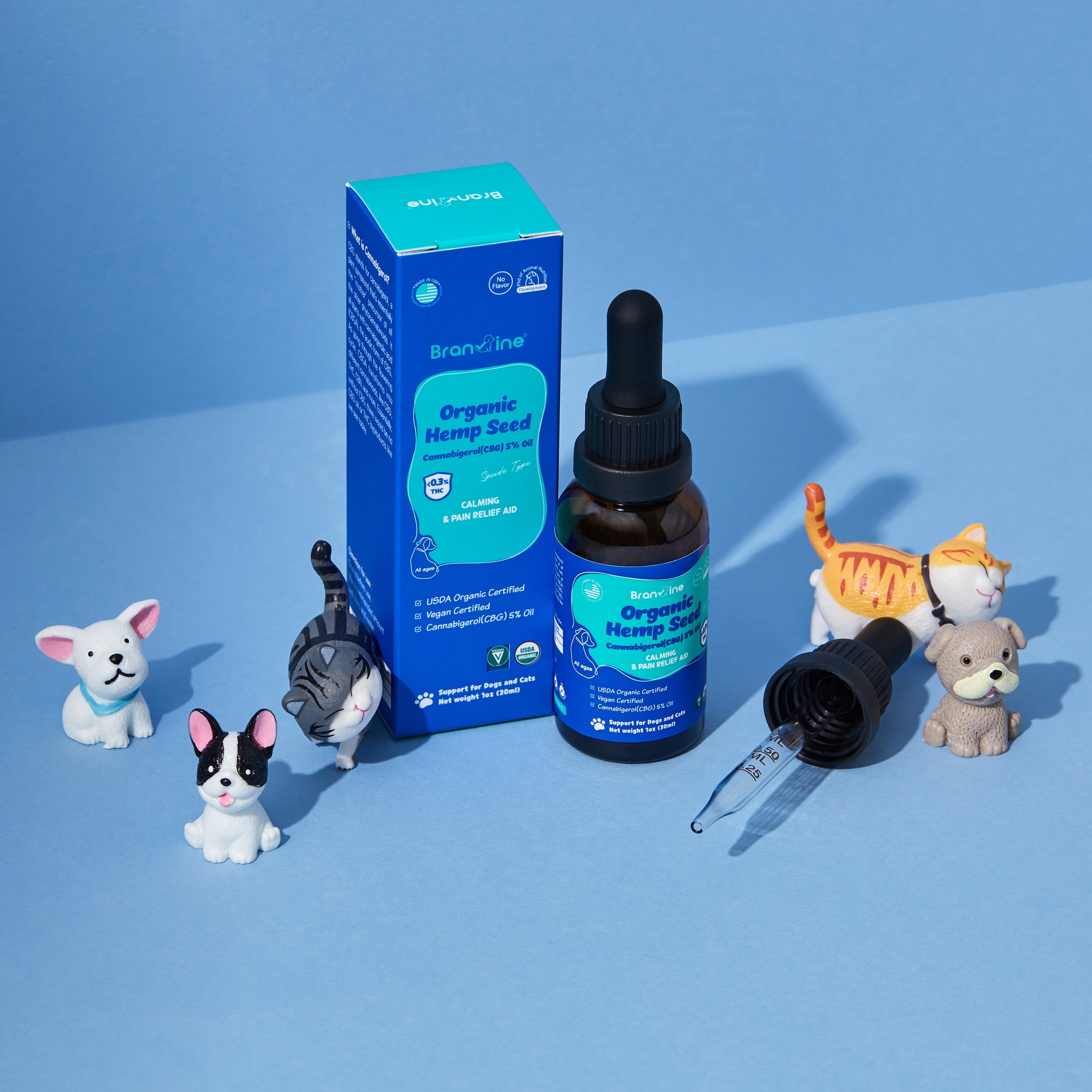 Hemp seed powder for dogs