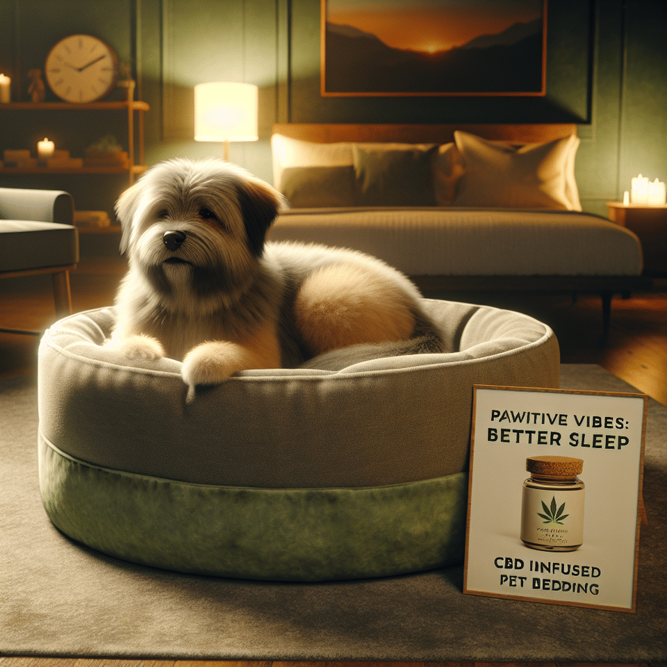 Paw-sitive Vibes: How CBD Infused Pet Bedding is Promoting Better Sleep